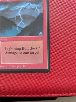 Lightning Bolt Beta HPU MTG Magic The Gathering - Image 5