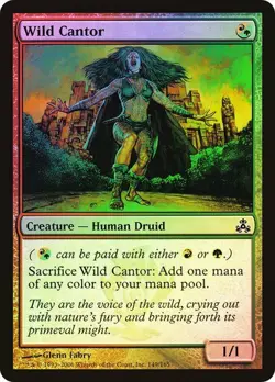 Guildpact MTG Foil Wild Cantor Magic - Image 1