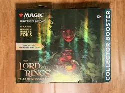 Sealed MTG Universes Beyond Lord Of The Rings Collector Booster Box LOTR - Image 1