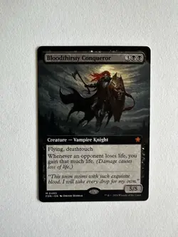Bloodthirsty Conqueror (Extended Art) Foundations Regular - Image 1