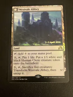 Westvale Abbey Shadows Over Innistrad Prerelease Foil LP MTG - Image 1