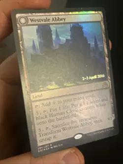 Westvale Abbey Shadows Over Innistrad Prerelease Foil LP MTG - Image 3