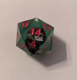 Magic The Gathering TMNT Raphael Serialized Spindown Die with 2 token sheets - Image 4
