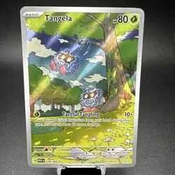 Pokemon Scarlet & Violet 151 Tangela 178/165 Illustration Rare IR NM - Image 1