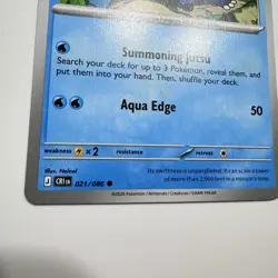 Frogadier 021/086 Chaos Rising Pokemon TCG NM ENGLISH - Image 2