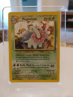 Pokemon 2000 Neo Genesis MEGANIUM Holo 10/111 - Image 1