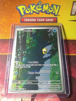 Pokemon TCG Psyduck Scarlet Violet-151 Holo Illustration Card 175/165 Rare Mint - Image 1