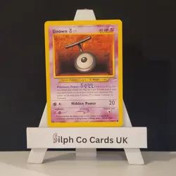 Unown T 88/105 Neo Destiny Set Pokemon Card WOTC - Image 1
