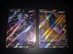 Pokemon - Lotto 2 Promo - Charizard SWSH050 - Mewtwo Full Art - Eng Nm - Image 1