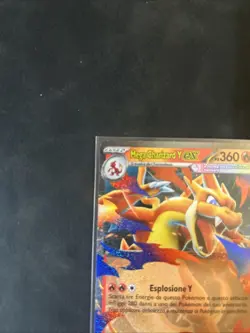 🇮🇹Pokemon MEGA CHARIZARD Y EX 022/217 Ascesa Eroica Full Art ITA NM - Image 4