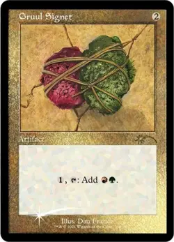 Gruul Signet (Foil Etched) -Foil Near Mint MTG Secret Lair - Image 1