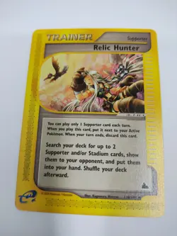 MINT Relic Hunter 120/144 Skyridge Trainer Pokemon - Image 1
