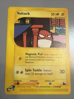 Voltorb 113/144 Pokemon Skyridge Regular Card - NM - Image 1