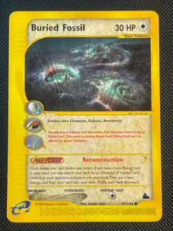 POKEMON TCG SKYRIDGE BURIED FOSSIL 47/144 COMMON NM - Image 1