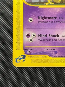 Pokemon Kadabra Card 69/144 Skyridge Regular NM Condition - Image 3