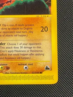 Dugtrio 52/144 Pokemon Skyridge Near Mint NM - Image 4