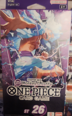 Bandai Namco One Piece Card Game Starter Deck Monkey D. Luffy ST-26 English 6+ - Image 1