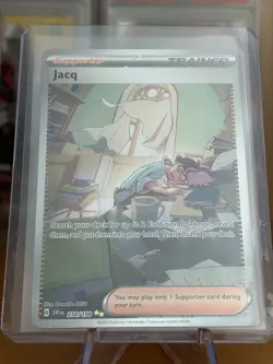 Pokemon TCG Jacq Holo Trainer Card 236/198 Scarlet & Violet Base Set - Image 1