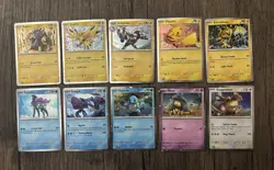 Pokemon NM Cosmos Holo 10 Card Lot + BONUS Pokemon Day 2026 Coin! - Image 1