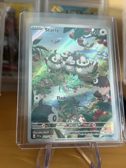 Pokemon TCG Starly Card 221/198 SV01 Scarlet & Violet Base Set - Image 1