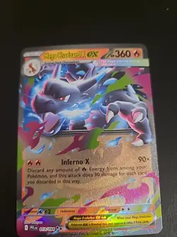 Mega Charizard X ex - 013/094 - Phantasmal Flames Double Rare Pokemon Card - NM - Image 1