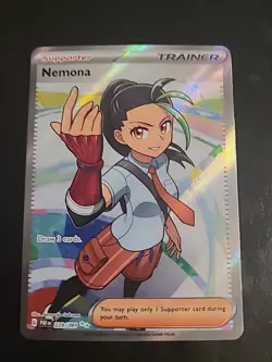 Nemona - 229/091 - Pokemon Paldean Fates Full Art Ultra Rare Card NM - Image 1