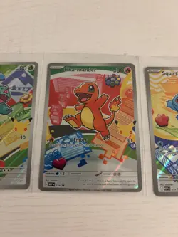 Pokemon TCG Kanto TrioBulbasaur Charmander Squirtle Lot 2026 - 3 Card - Image 3