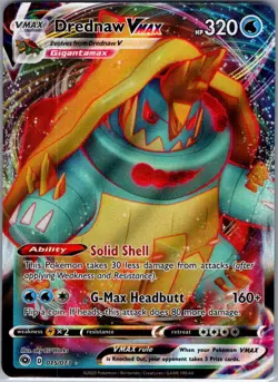 Drednaw VMAX 015/073 Champion's Path - Pokemon Card - NM - Image 1