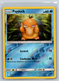 Psyduck Pokemon TCG Cosmic Eclipse Reverse Holo Common 40/236 - Image 1