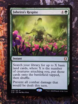 MTG Card: Jaheira's Respite (CL: Battle for Baldur's Gate) - Image 1
