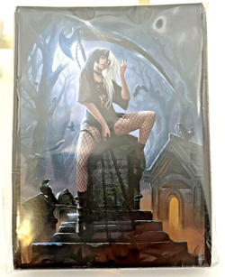2 Packs -Riley Raes - Daddy's Little Devil - MTG - 100 Smooth Matte Card Sleeves - Image 2