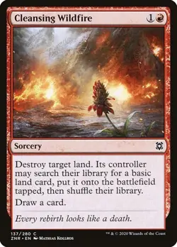 MTG - Cleansing Wildfire - Zendikar Rising - Magic the Gathering - Image 1