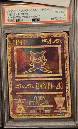 2000 POKEMON GAME PROMO POKEMON 2000 MOVIE ANCIENT MEW PSA 4 - Image 1