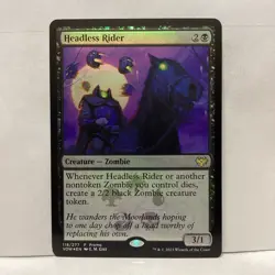 MTG Headless Rider Magic: The Gathering Media Promos Rare #118 - Image 1