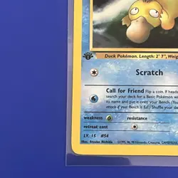 Pokemon Misty's Psyduck 1st Edition Gym Heroes Uncommon 54/132 Regular WOTC - Image 5