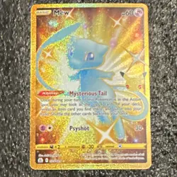 Pokemon Mew (Secret) 025/025 Celebrations Holo Rare Holo English Basic 60 HP - Image 1