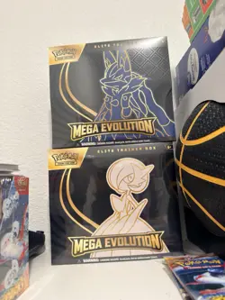 Pokemon Mega Evolution Elite Trainer Box Lucario & Gardevoir English Box - Image 1