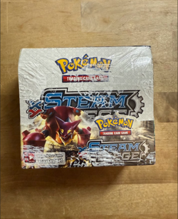 2016 Pokemon TCG - XY Steam Siege Booster Box - New - Sealed (dmg) - Image 1