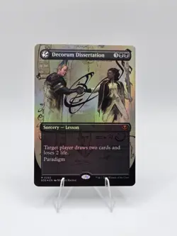Decorum Dissertation (Borderless) Secrets of Strixhaven Foil Near Mint - Image 1