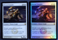 MTG Mirran Crusader x2 | Mirrodin Besieged | NM FOIL | Rare Knight | 1 FOIL - Image 1