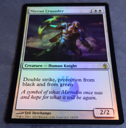 MTG Mirran Crusader x2 | Mirrodin Besieged | NM FOIL | Rare Knight | 1 FOIL - Image 3