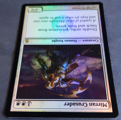 MTG Mirran Crusader x2 | Mirrodin Besieged | NM FOIL | Rare Knight | 1 FOIL - Image 4