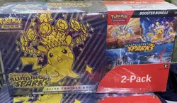 Pokemon TCG Scarlet Violet Surging Sparks Elite Trainer Box Booster Bundle - Image 1