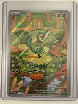 Pokemon TCG - Snivy - Black Bolt - 087/086 - Illustration Rare - Mint - Image 1