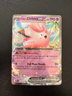Lillie's Clefairy EX 056/159 Double Rare Journey Together Pokemon Card - NM - Image 1