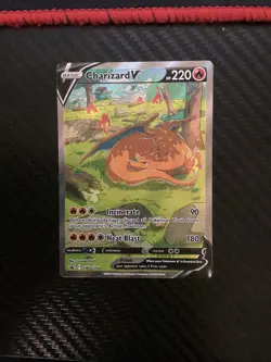 Pokemon TCG: Charizard V SWSH260 UPC Black Star Promo Full Art Ultra Rare LP - Image 1