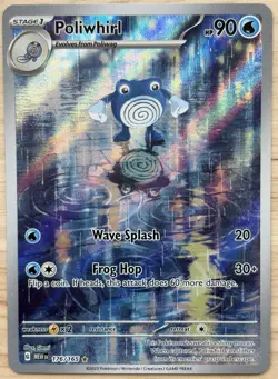 Pokemon Poliwhirl #176/165 Illustration Rare Holo Sv: Scarlet & Violet 151 HP90 - Image 1