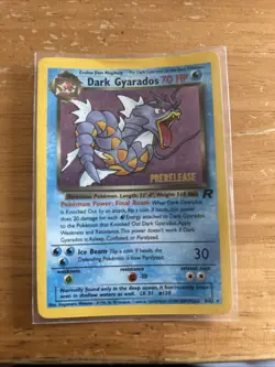 Pokemon Dark Gyarados Prerelease 8/82 Team Rocket Holo Rare NM - Image 1