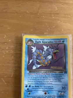 Pokemon Dark Gyarados Prerelease 8/82 Team Rocket Holo Rare NM - Image 5