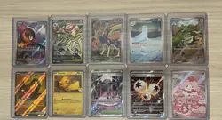 Pokemon TCG 10 mixed cards lot (Full art,Promo card) Phantasmal/Ascended mix set - Image 1